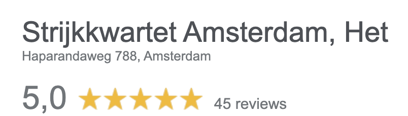 Google reviews Het Strijkkwartet